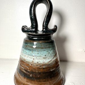 Brown Bear Stoneware Handbell